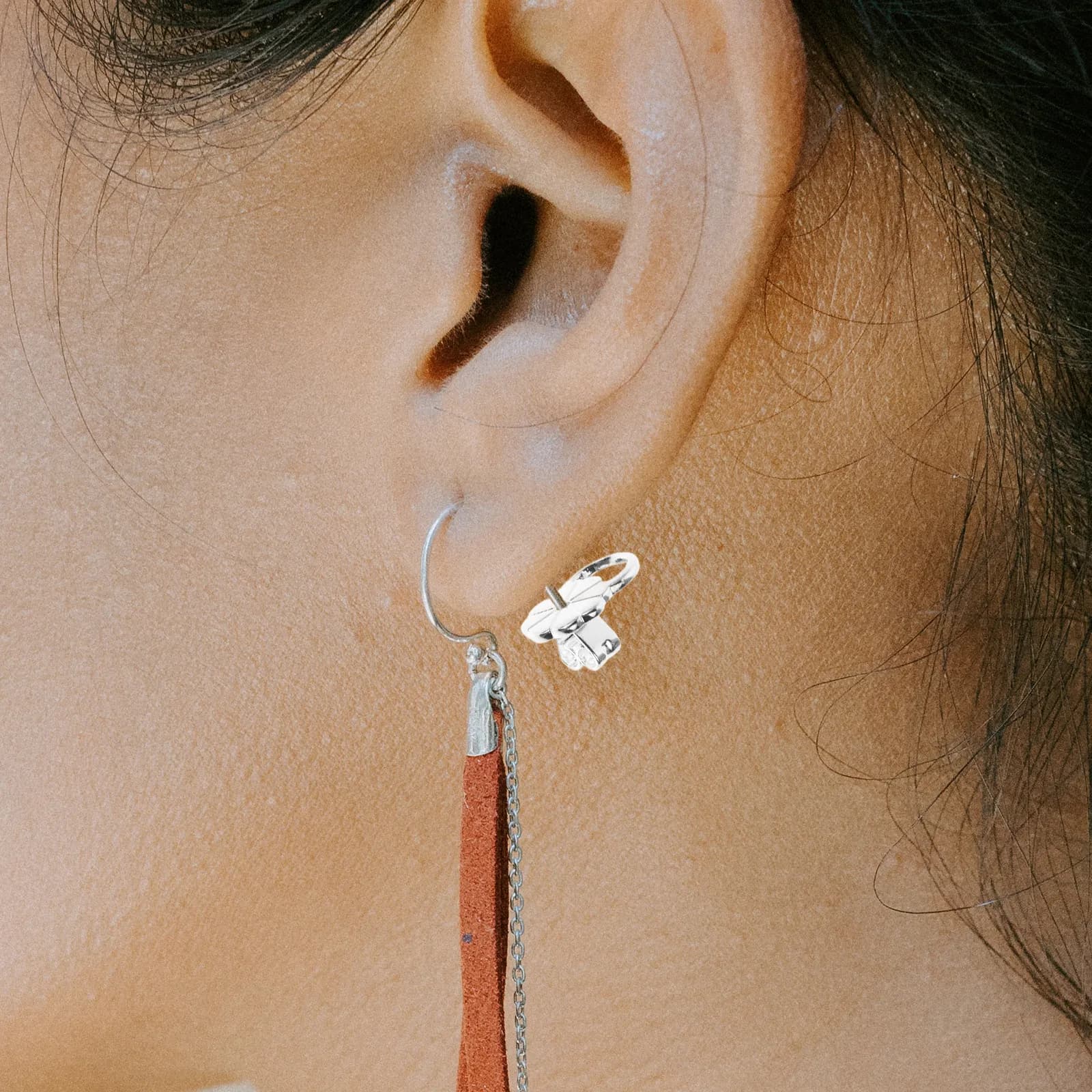 3Pairs Copper Earring Lifters Backs Heavy Ear Support for Droopy Earlobes Secure Screw on Back Pads Earrings Post
