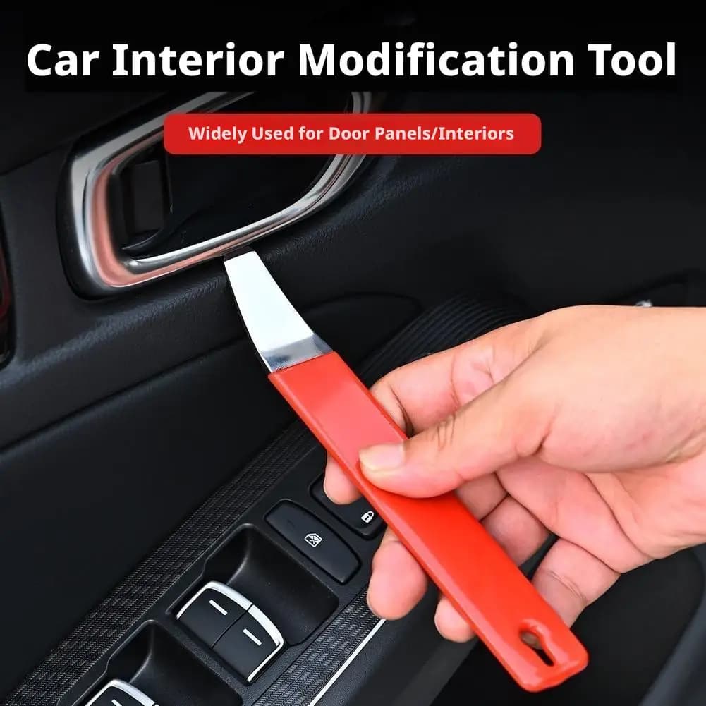 Car Trim Removal Tool Kit Metal Pry Bar Door Panel Audio Terminal Fastener Remover Automotive Repair Tools