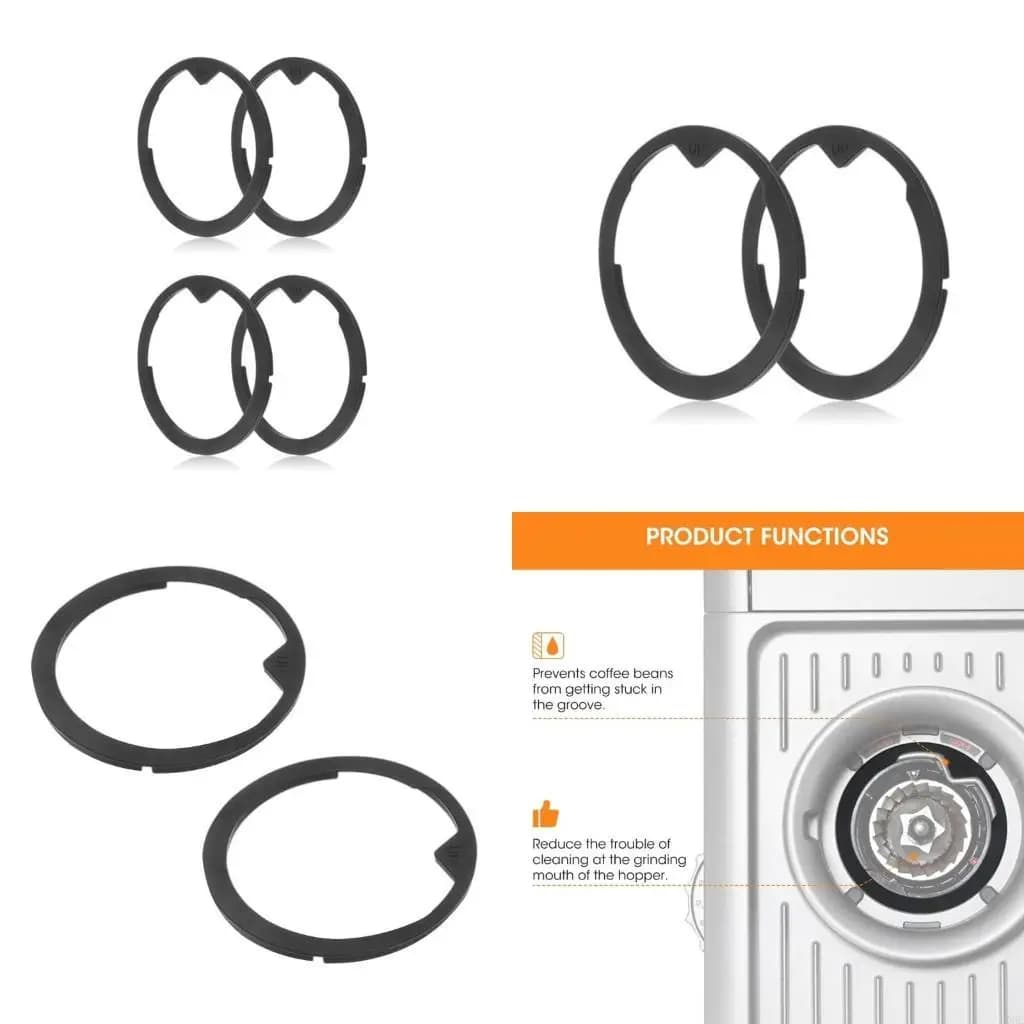 Silicone Head O RingCoffee Machine Brewing Group Seal for Upper Burr Rubber Seal