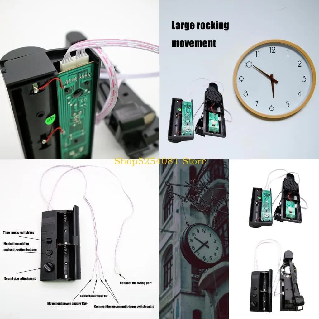 AXYC Orologio a Pendolo da Parete Set Parti Orologio Movimento Orologio con Carillon Meccanismo Orologio