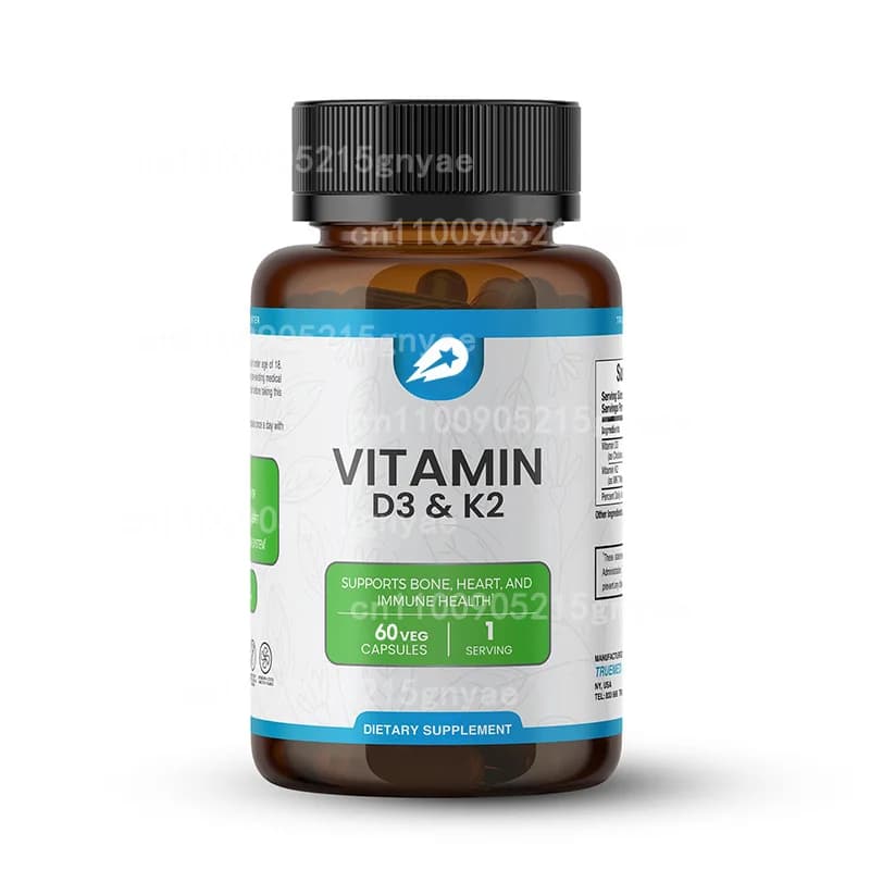 Vitamin D3 K2, supplement for immune support, bone health and joints for men and women, teeth, heart, cardiovascular health
