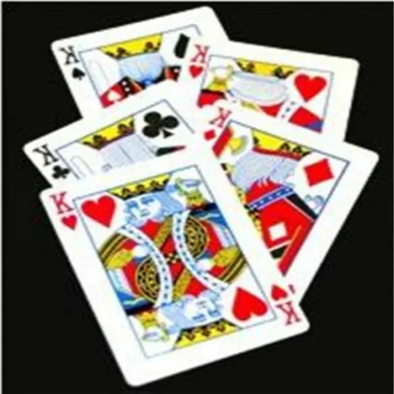 King's Back Behind the King (Bicicle originale) Trucchi magici con le carte Oggetti di scena per giochi magici Illusioni Divertenti Mazzo da mago Close up Magia