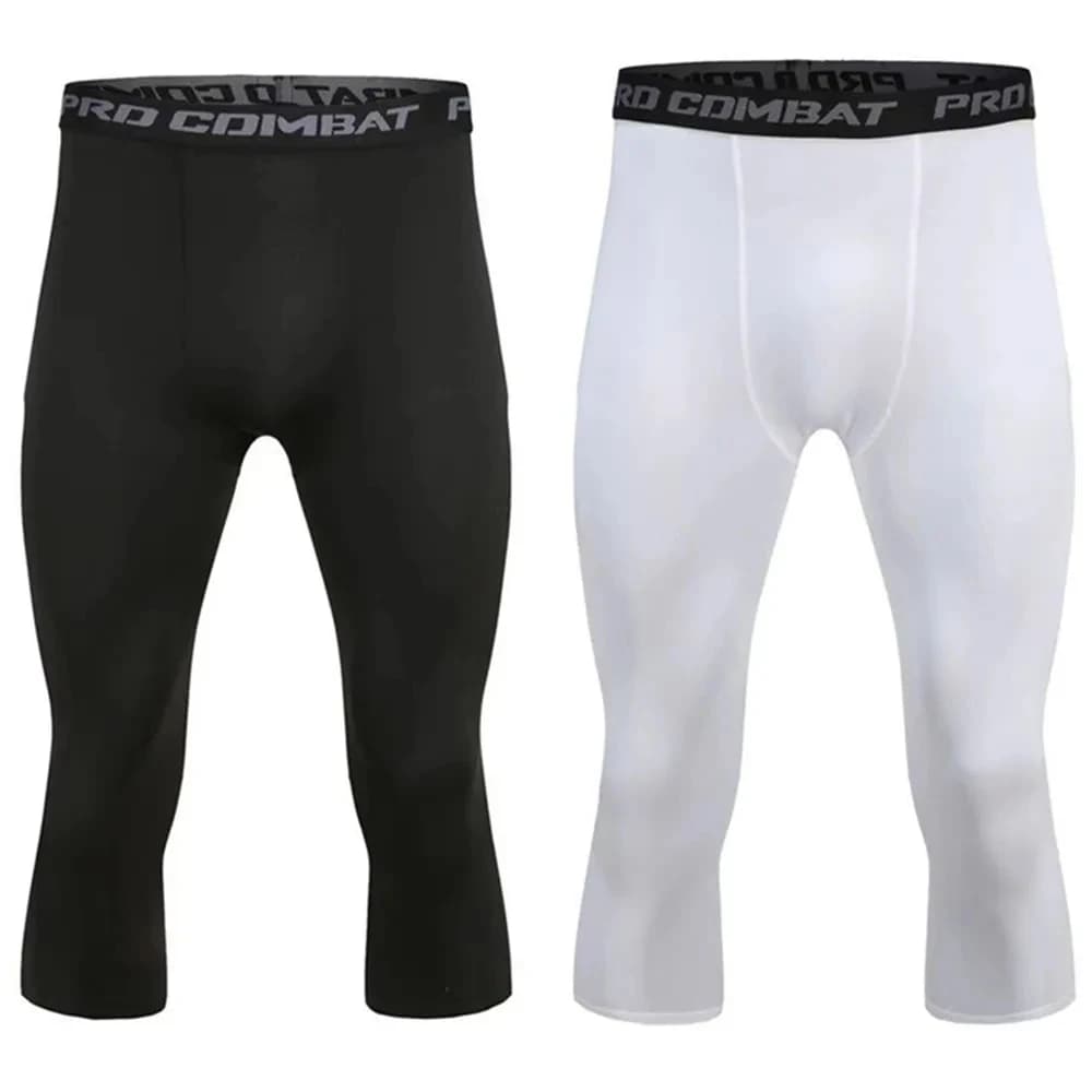 Pantaloncini da allenamento da uomo Abbigliamento sportivo Collant da corsa Leggings da palestra Collant da uomo Pantaloni da yoga Pantaloni da allenamento a compressione per uomo Spandex