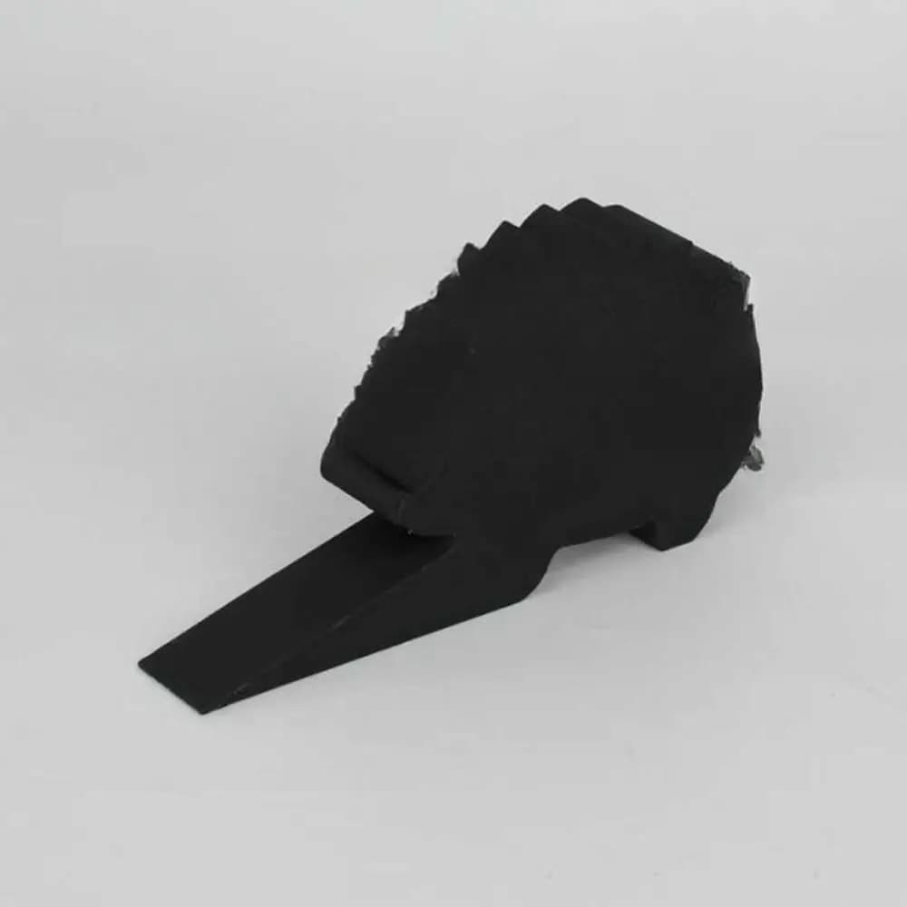 Cute 3D Printing Decorative Animal Door Stop Black Anti-collision Door Stopper Non-slip Door Bumper for Home&Office