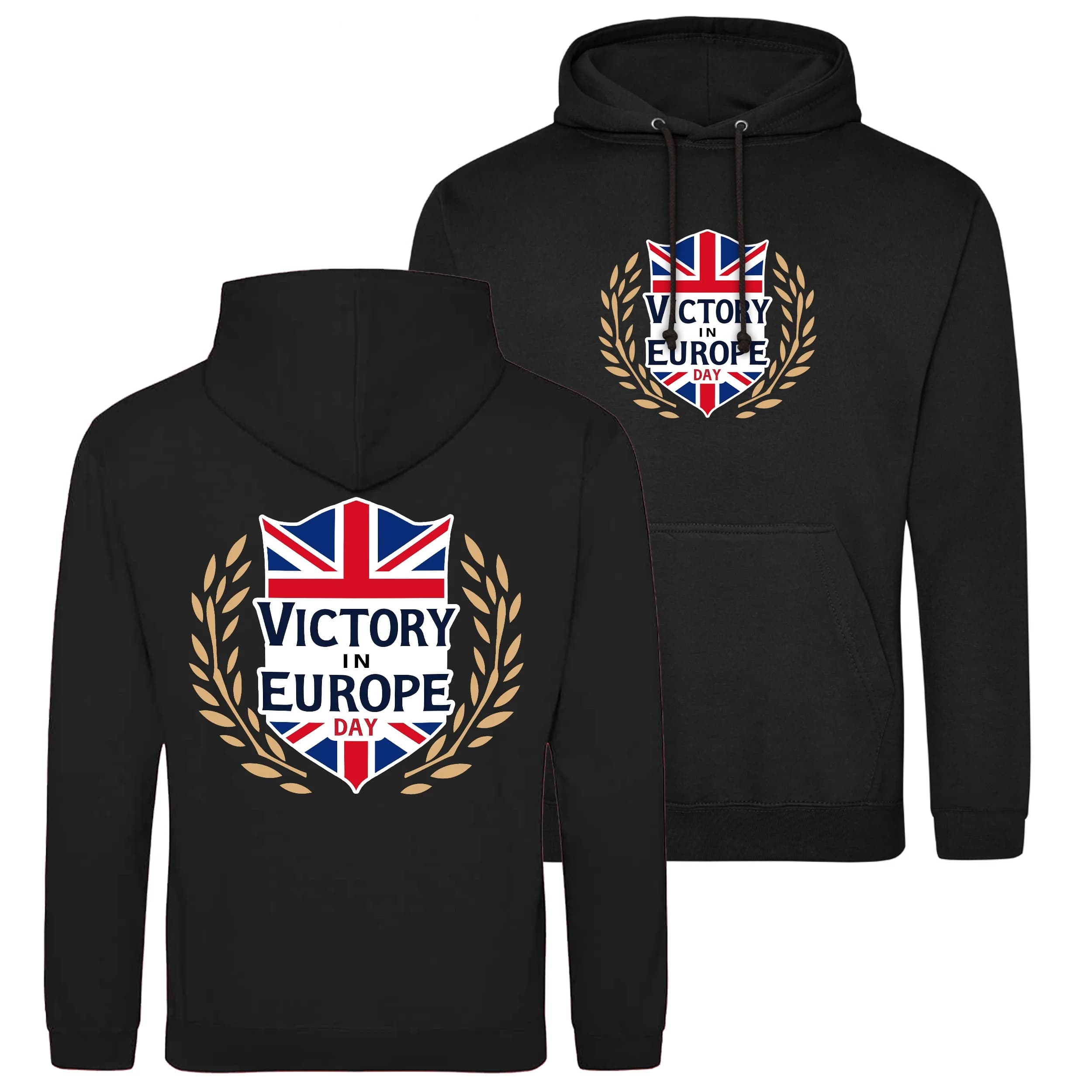 Victory in Europe Day Print Hoodie Men's and Women's Long Sleeve Sweatshirt Y2k Tops Autumn Pullover Clothing for Men Sportswear
