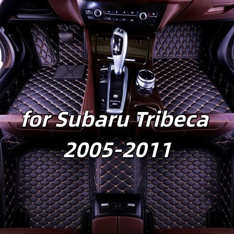 Car Accessories interior Auto leather carpet pads for Subaru Tribeca 2005 2006 2007-2011 car floor mats vehicle foot mat rugs
