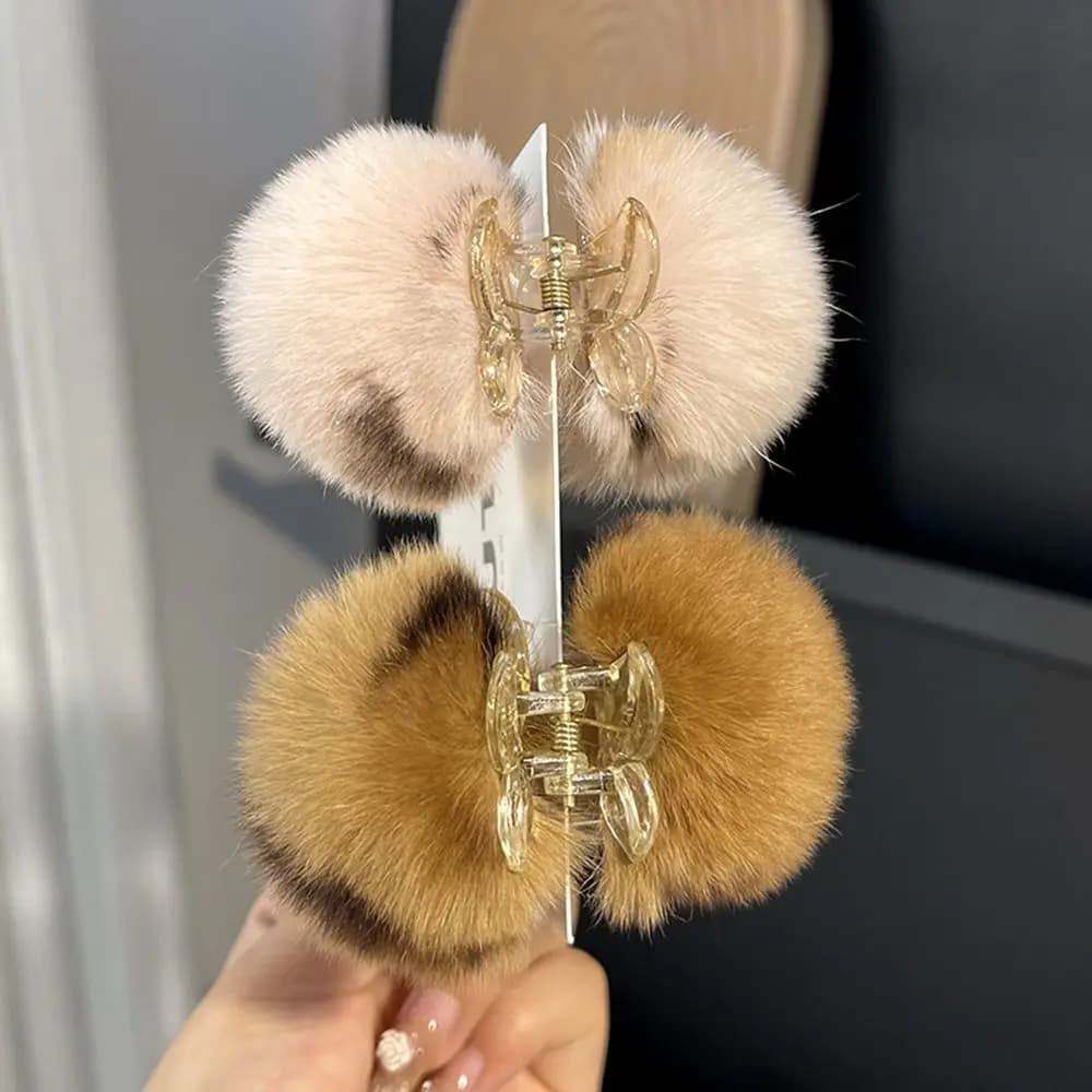 Mini fermaglio per capelli da donna, clip per coda di cavallo alta, stampa leopardata, piccola forcina, accessorio per capelli per bambina, fermaglio per capelli stile coreano