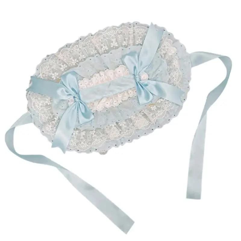 39BB Comfortable Straw Bonnet Hat Flat Hat For Women Daily and Vacation Dressingup