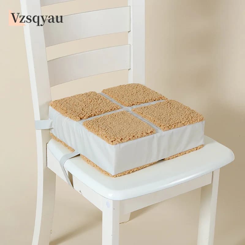 Cuscino rialzato per sedia da pranzo per bambini Cuscino per seggiolone per bambini rimovibile Cuscino rialzato per sedia a forma di stella Sedile impermeabile per sedia per bambini