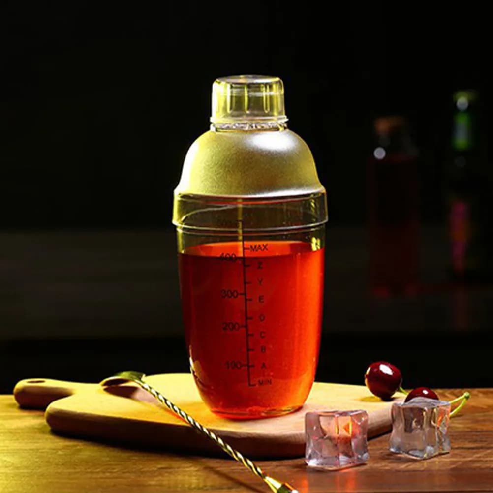 Set Professionale da Barman in Acciaio Inossidabile Resistente con Shaker per Cocktail e Colino, Sigillatura Anti-Perdita per Bar Domestico