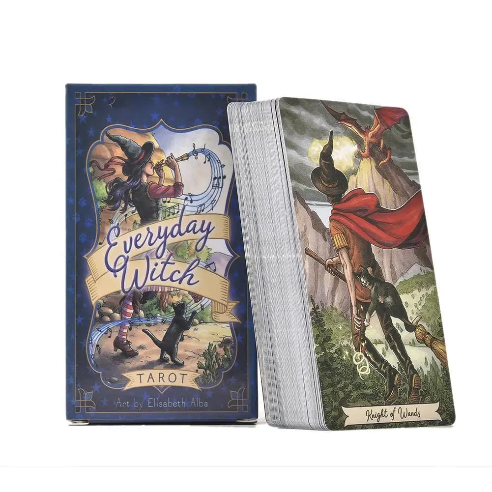 Carte dei tarocchi della strega quotidiana Un mazzo da 78 Oracle English Visions Divination Edition Borad Playing Games