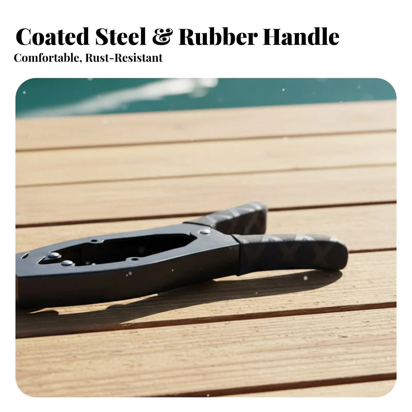 Kayak Anchor Clamp Toothed Clamps Automatic-Locking Boat Clamp Watercraft Grip Anchor Secure Anchoring Watercraft Docking