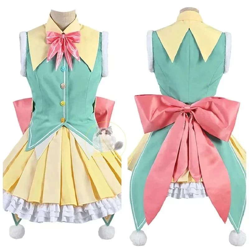Kusanagi Costume Cosplay Anime Idol Nene Copricapo Progetto Sekai Colorato Palcoscenico Abito da principessa Parrucca Halloween Clothinga;k6;8',