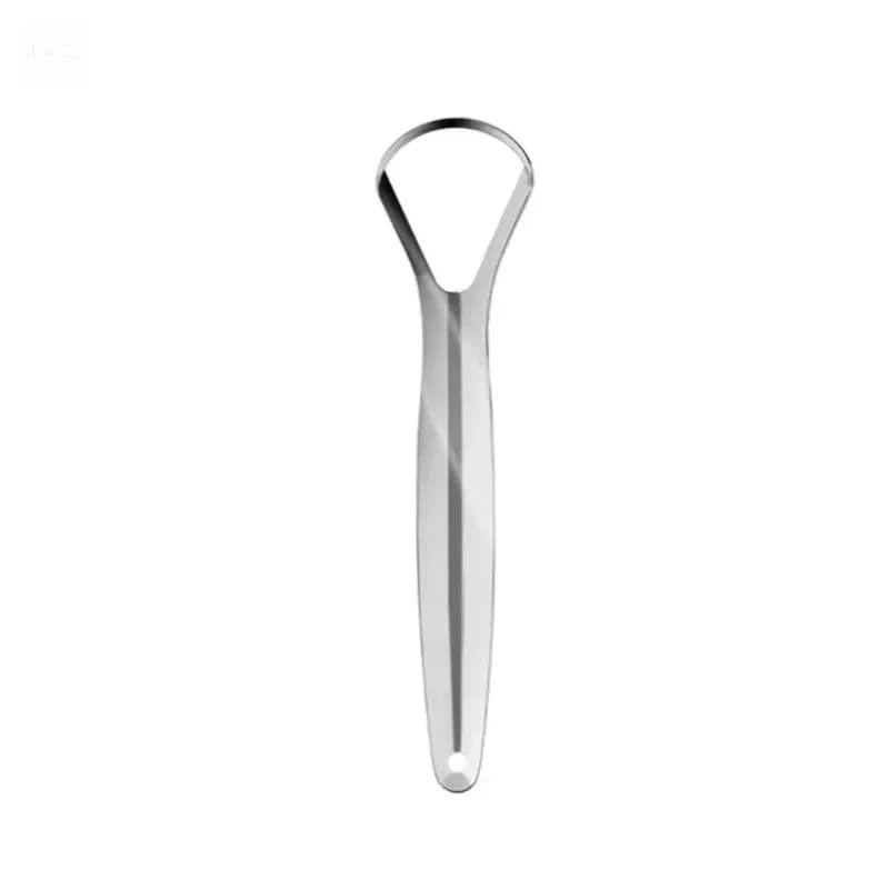 1 Piece Stainless Steel Language Scratch Reusable, Portable and Reusable, Oral Hygiene Brush for a Fresher Food