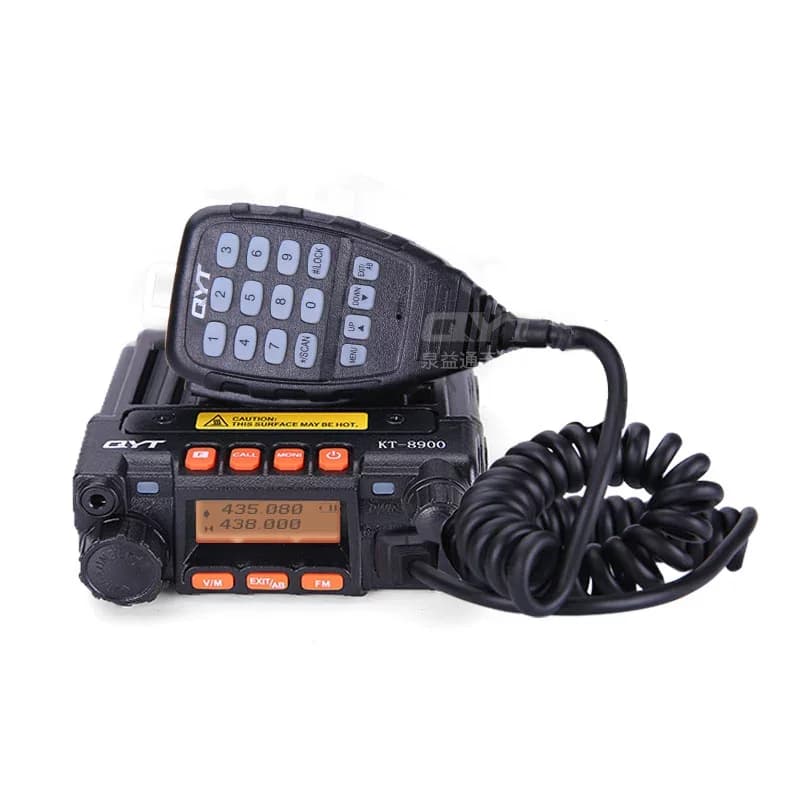 QYT KT-8900 25W UHF VHF Dual band Car Walkie Talkie 136-174MHz 400-480MHz Ricetrasmettitore radio bidirezionale