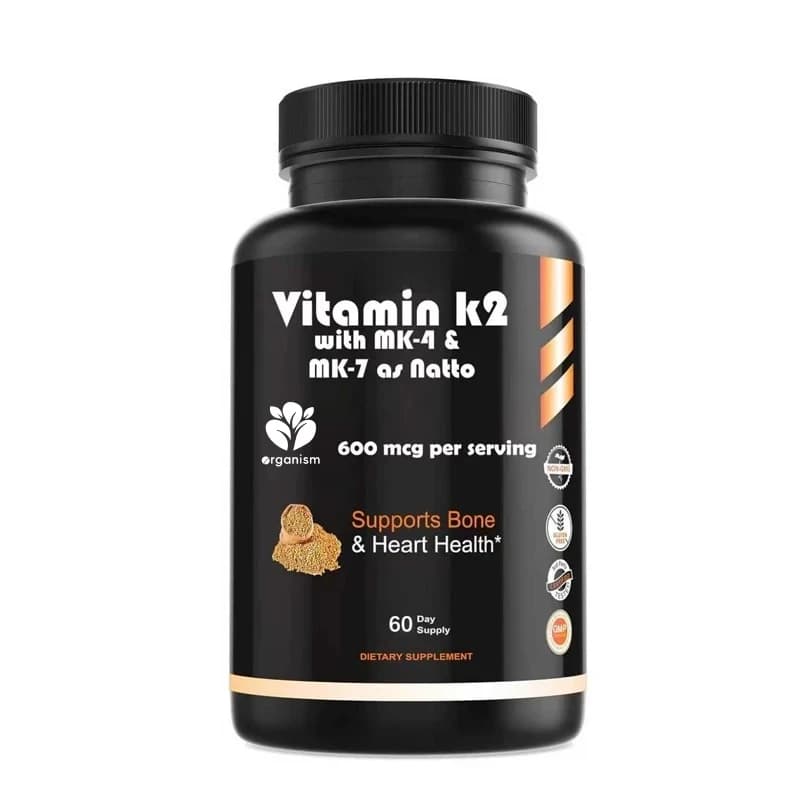 Vitamin K2 supplement - Vitamin K2 full spectrum (MK7, MK4 and D) - Supports bone health