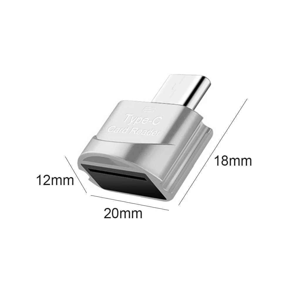 Type C to TF Adapter OTG Card Reader Mobile Phone Memory Card Reader USB Adapter