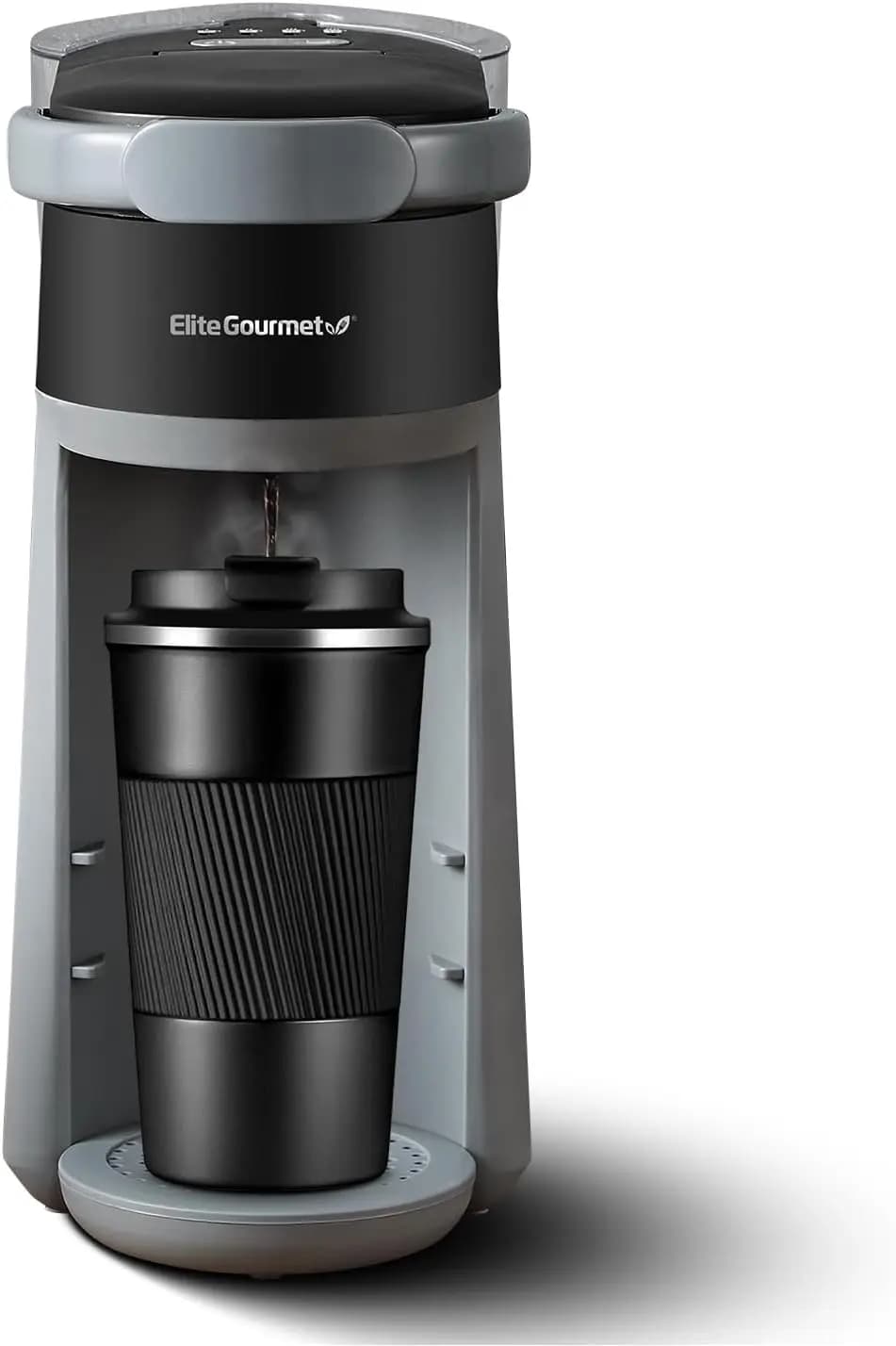 Macchina da caffè a capsule Rapid Brew 2-in-1, altezza tazza regolabile, filtro riutilizzabile, nero