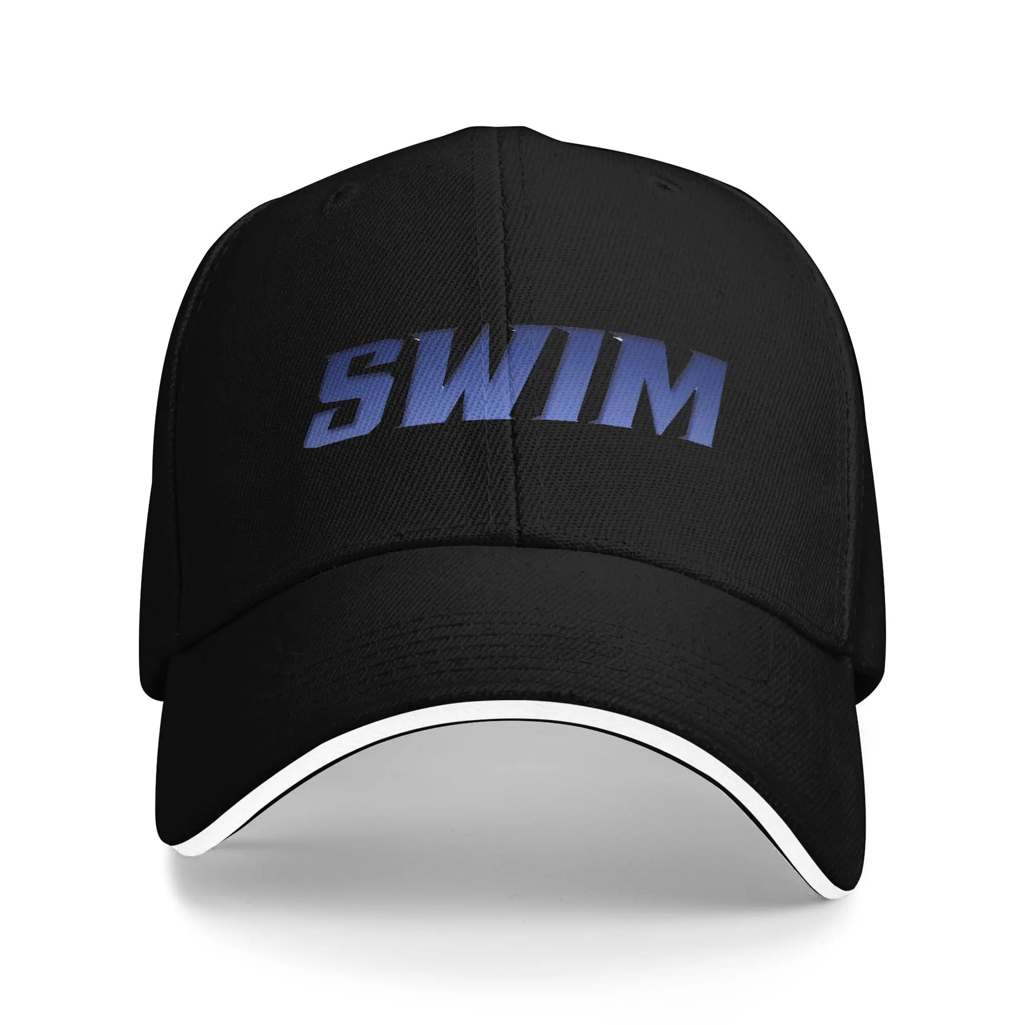 Vintage Golf Hat I just wanna dive Swim ship kpop, unisex, with snapback closure, adjustable, for daily use, sun protection