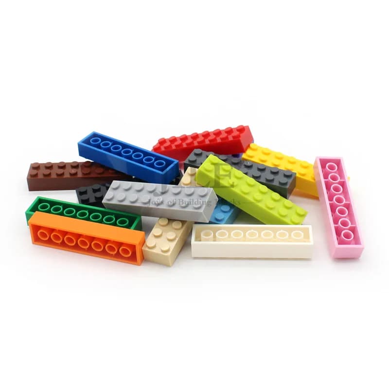 40 pz Moc Building Block Mattoni Spessi 2x8 3007 FAI DA TE Creativo Illumina Nozioni di Base Set Classici Compatibile Assembla Particelle giocattoli