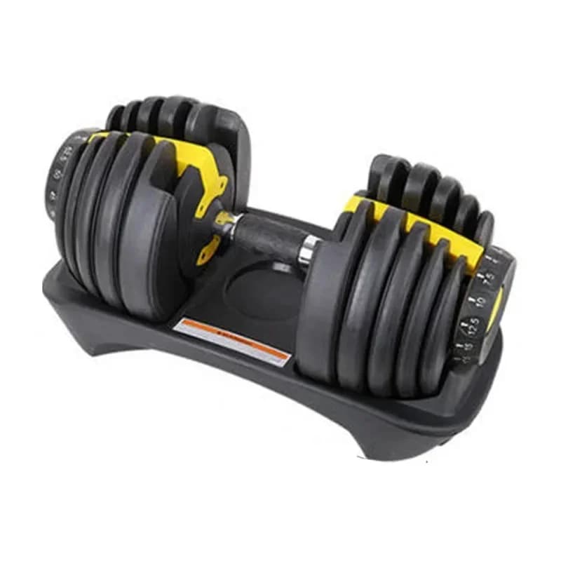 Manubri di aggiornamento per allenatore muscolare fitness da uomo Peso regolabile 15 livelli Manubri per attrezzature per pesi domestici per pesi