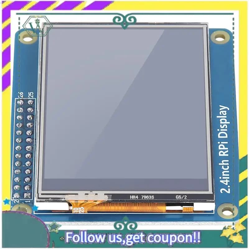 A28Q-2.4 Touch Screen display for Raspberry Pi 4B/3B+/3B+/Zero W, Touch 320X240 LCD Screen for Raspberry Pi