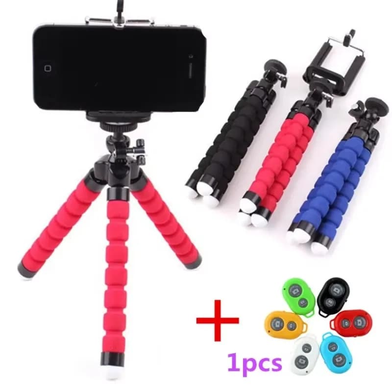 Staffa flessibile per treppiede per polpo Supporto per telefono per trasmissione in diretta Supporto per selfie Supporto per monopiede Accessori per lo styling per tutti gli smartphone