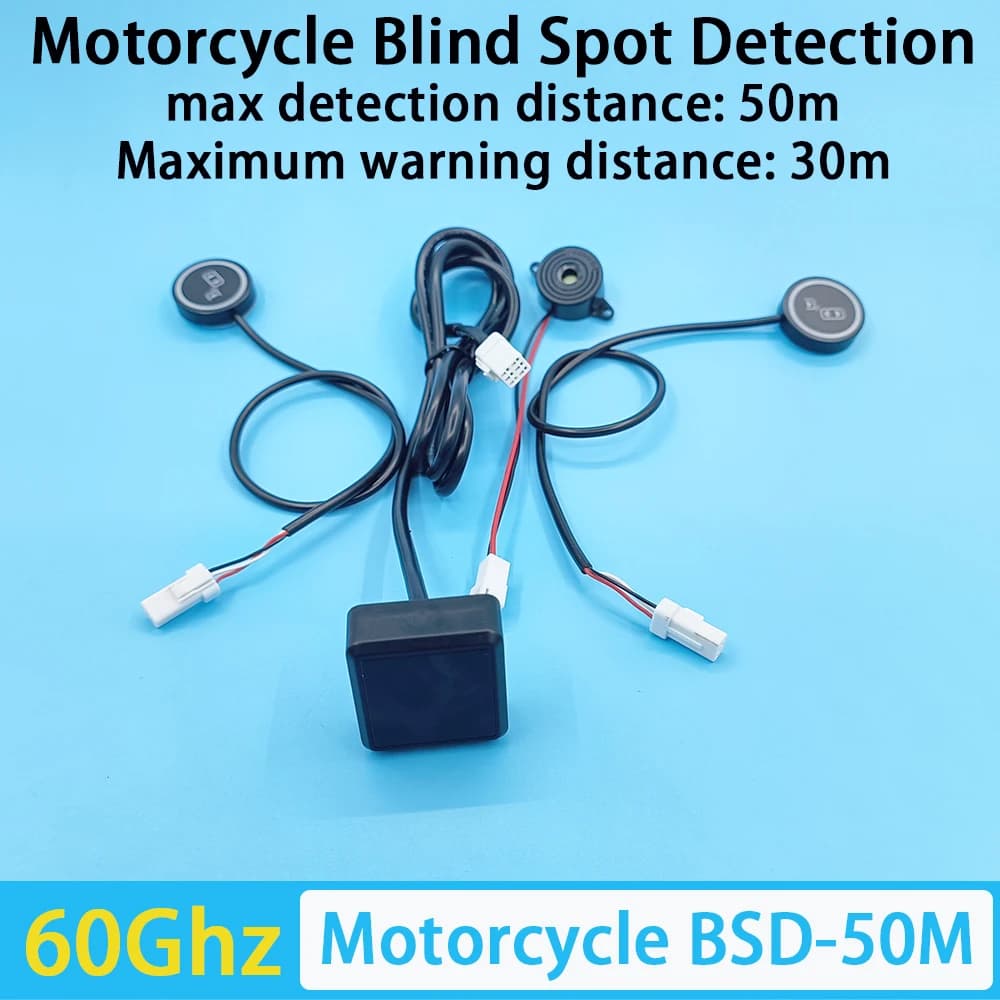 Motorcycle Blind Spot Radar Detection System Wave Sensor Lane Change Assist System BSD System for Motorcycle electric motorcycle