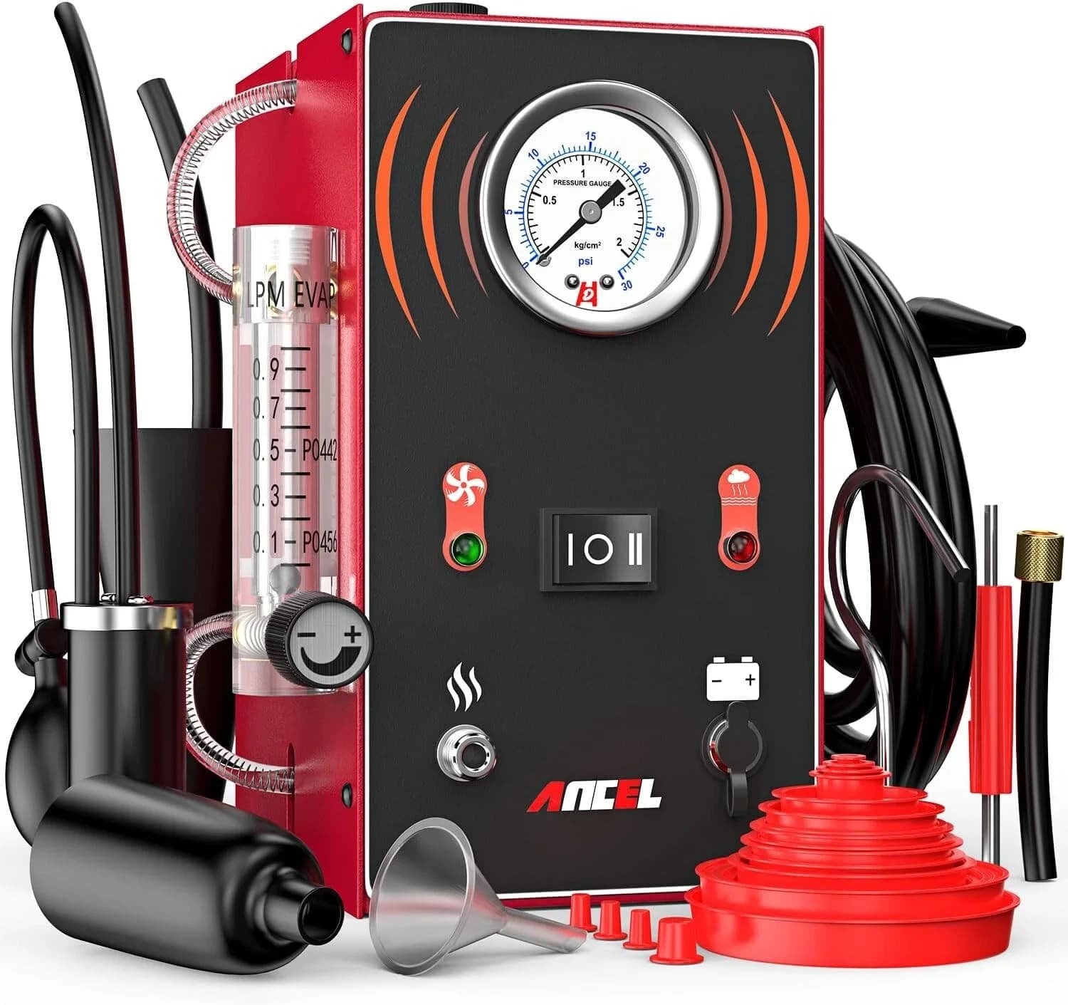 Smoke Machine Test Leak Detector Tester ANCEL S300 Built-in Air Pump Dual Mode EVAP Machine Automotive Car Smoke Leak Detector