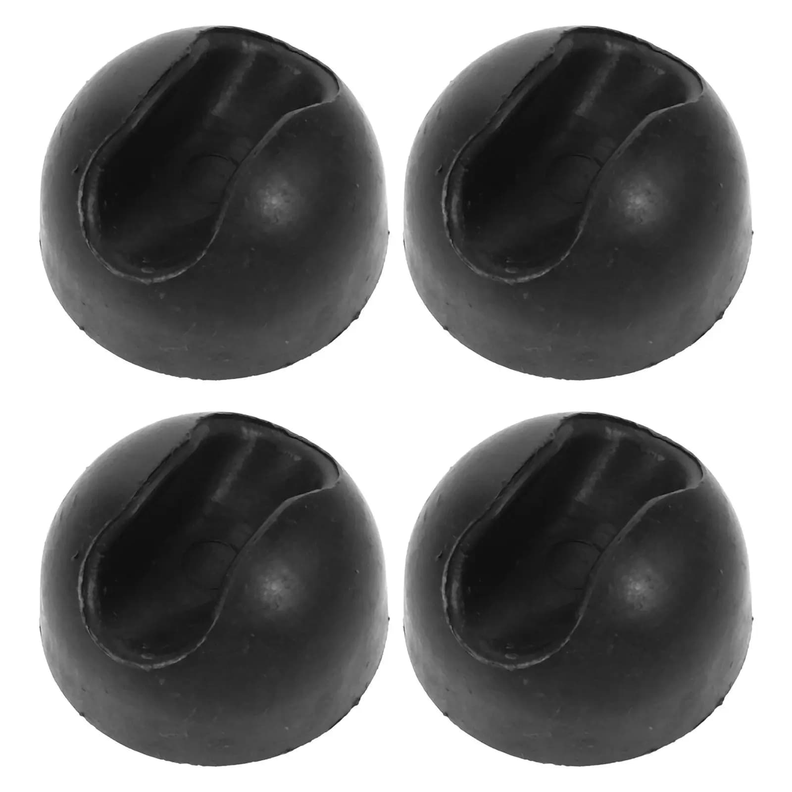 1Set Furniture Leg Pads Anti-Slid Rubber Metal Chair Feet Protectors Sofa Table Chair Stoppers for Indoor Living