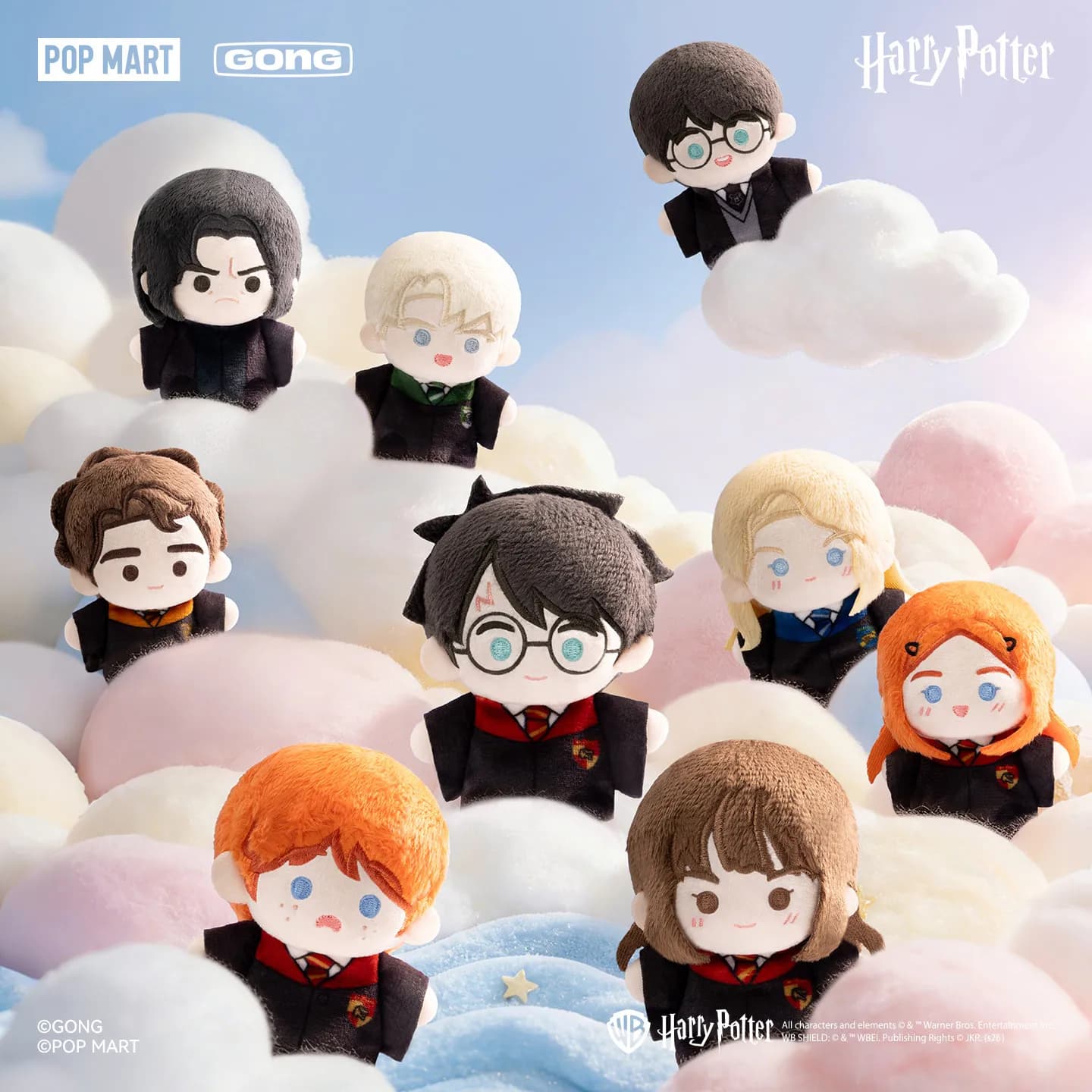 POP MART GONG Harry Potter Serie Mondo Magico Marionette da Dito Mystery Box Originale Blind Box Giocattoli Sorpresa Ornamenti da Borsa Statuette