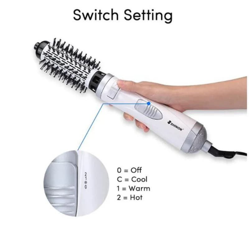 Hot Air Electric Brush Automatic Rotating Hair Dryer Hair Dryer Hair Dryer Hair Dryer Straighter Hair Brush Corrugated Style Salon