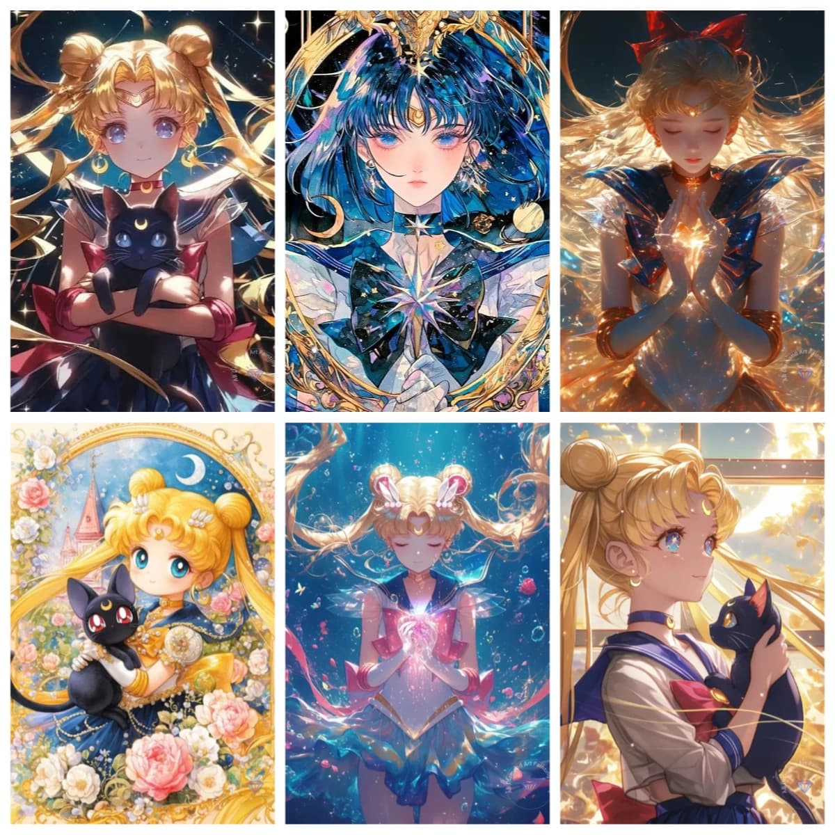 Puzzle da 1000 Pezzi, S-Sailor-Moon-T-Tsukino-Usagi, Perfetto per Divertimento Creativo Fai-da-Te con la Famiglia, Regalo, Giocattolo Divertente