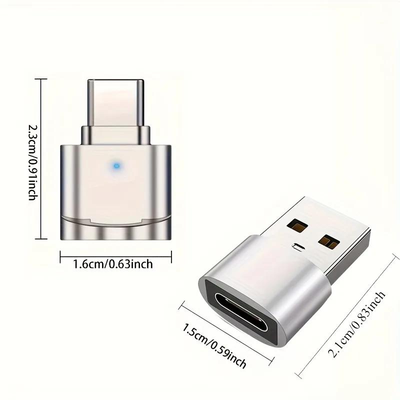 2-Pack USB C TF Card Readers and USB C to USB A Adapter, Type C TF Memory Card Reader USB OTG Card Readers for iphone16 15 Galax