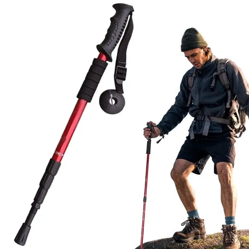 Men's Trekking Sticks Aluminium Alloy Telescopes for Women Climbing Equipment with Outdoor Adjustable Mould