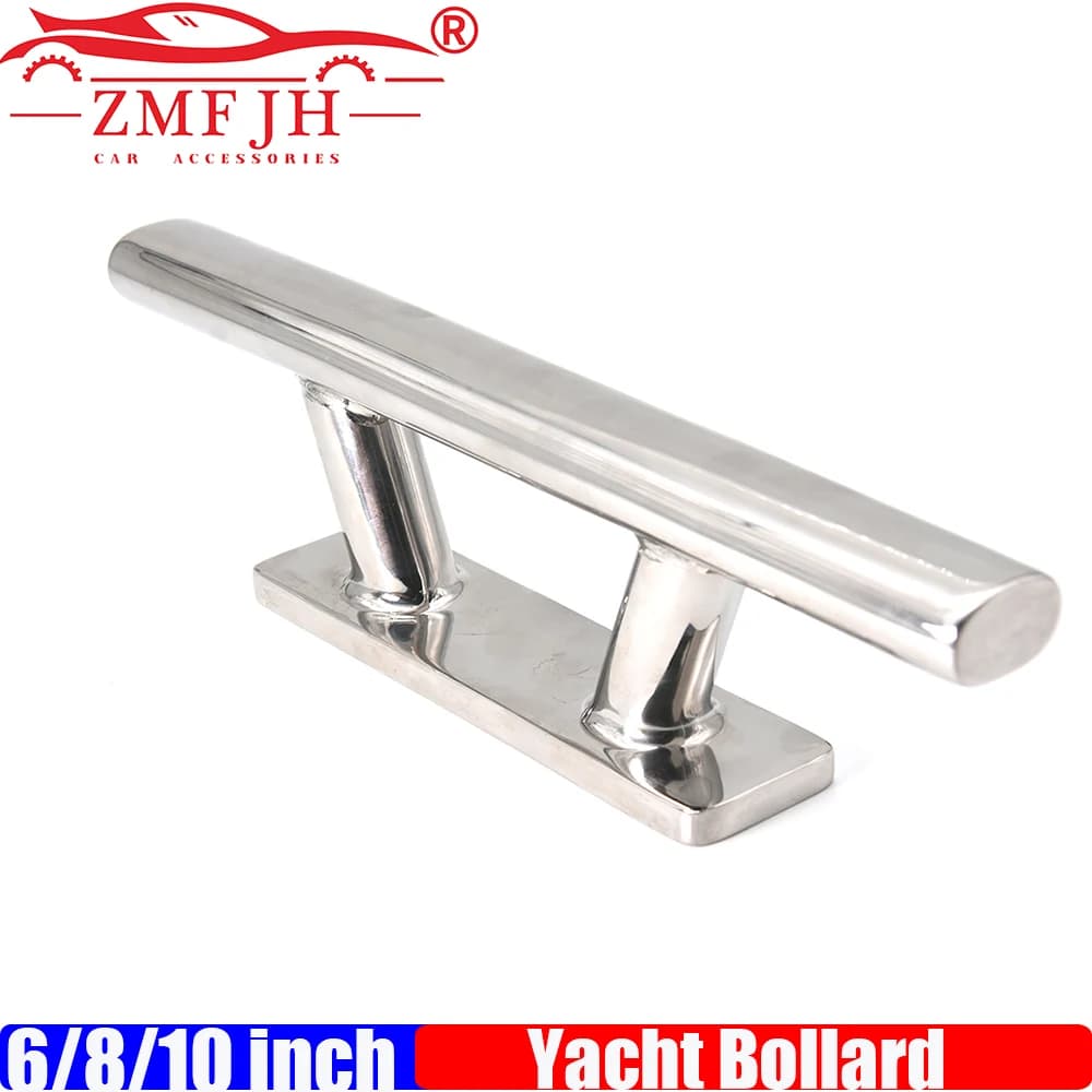 Bitta di ormeggio marina in acciaio inossidabile 316 Bastone per yacht per barche marine 6 "8" 10 "Corda per ponte per barche Accessori hardware per dock di ormeggio