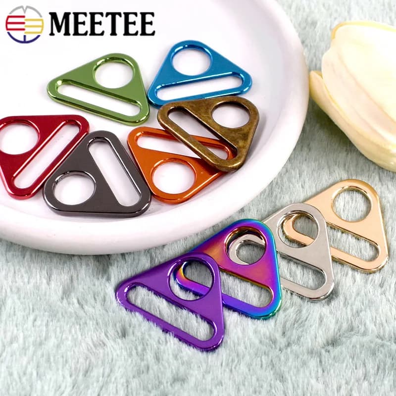 5/10/20 Pezzi Fibbia ad Anello in Metallo da 25mm per Cinghie Borsa, Fibbie Antiscivolo Regolabili, Chiusura per Zaino, Gancio per Cinghie, Bottone per Cintura, Accessori Fai da Te per Borse
