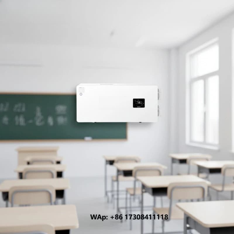 ERV Heat Recovery Ventilation Unit Wall Mounted Air Purifier for Indoor Air Fresh