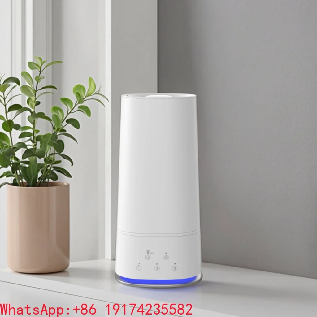 Umidificatore portatile ad ultrasuoni alimentato tramite USB con riempimento dall'alto da 4 litri di nuovo design con WiFi per la camera da letto domestica