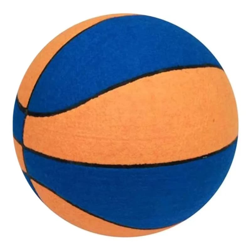 Dual Color Inflatable Giant Tennis Balls Custom Basketball Pattern Sports Training Balls