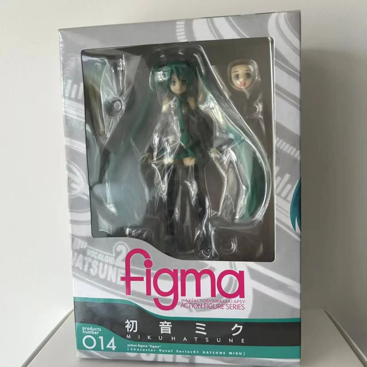 In scatola 14 cm Hatsune Miku figma 014 Giunto sostituibile Action Figure PVC Modello statua Decorazione da scrivania Giocattoli Regali per bambole