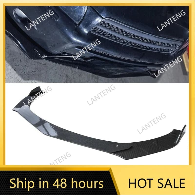 Car Front Bumper Lip Body Kit Splitter For T0yota Sienna Gloss Black Spoiler Diffuser Deflector Protector Cover Auto Parts