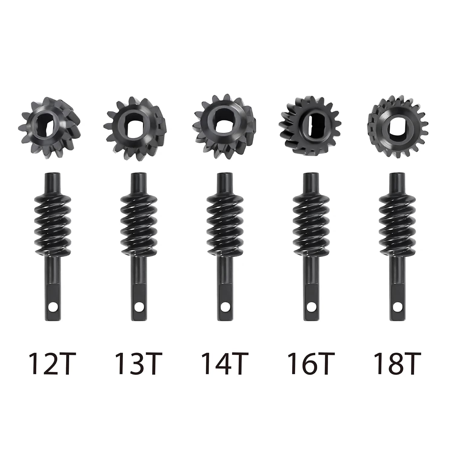 Ingranaggi Differenziali a Vite Senza Fine in Acciaio al Carbonio 16T 12T 13T 14T 18T per Assali di Crawler RC Axial SCX30 Bronco Jeep JLU