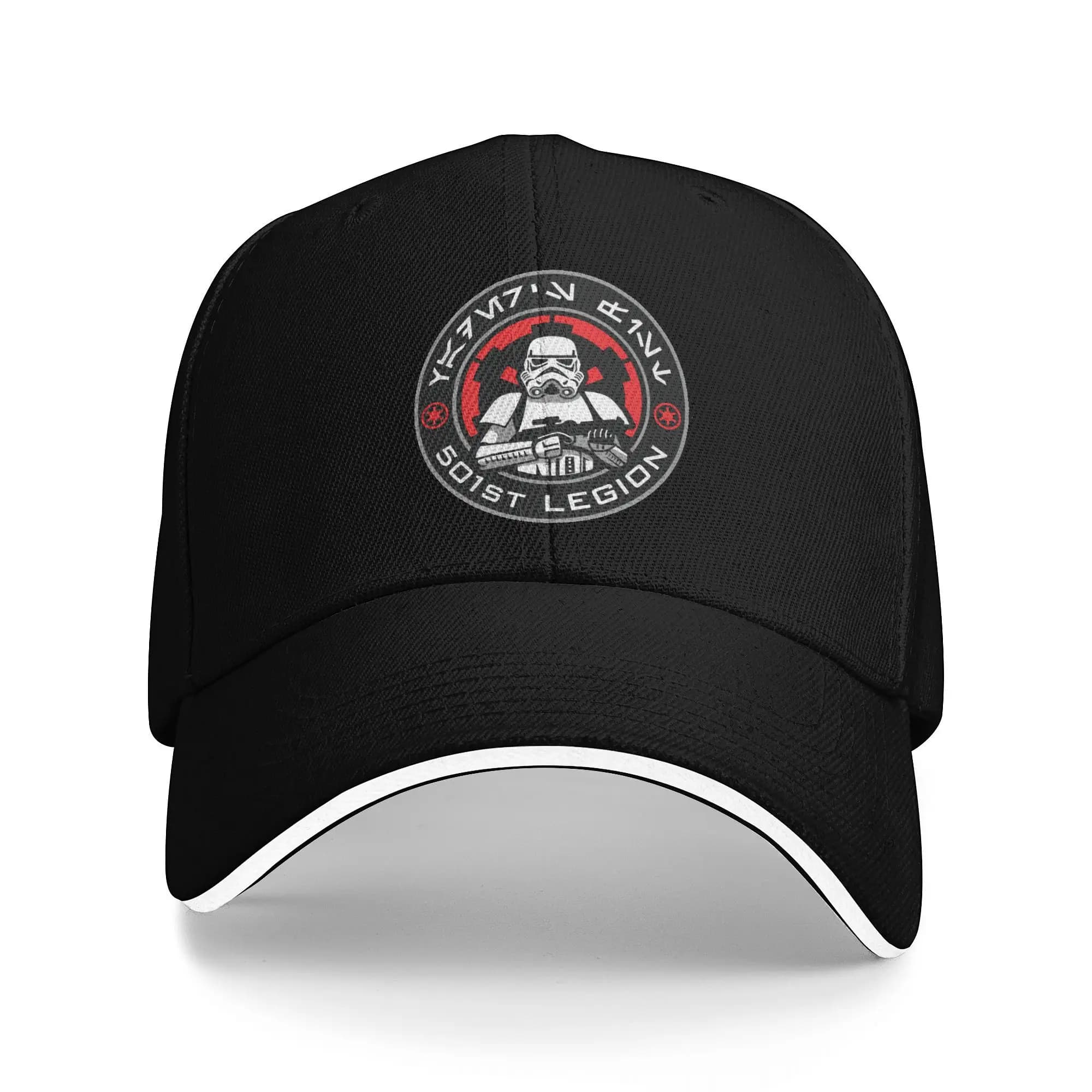 501st Legion Clone Troopers Cappello sandwich Uomo Donna Berretti da baseball all'aperto Cappelli Clone Wars Berretto in poliestere traspirante Cappelli estivi