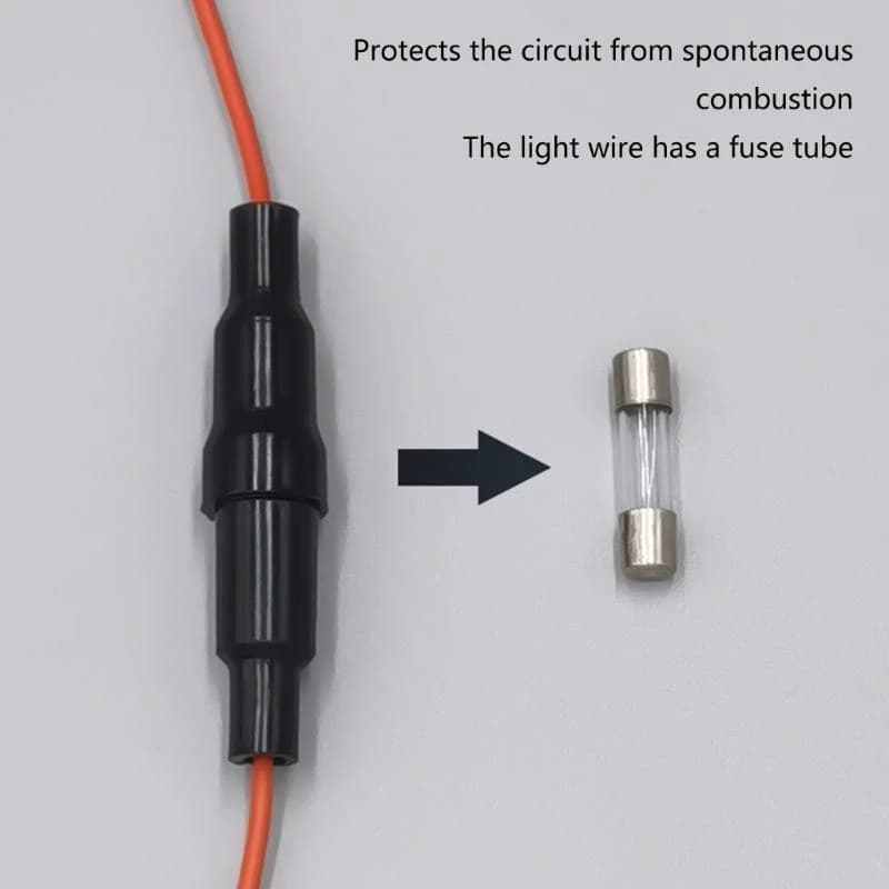 P5ED LED flessibile per cofano motore per auto, barra luminosa ambientale decorativa, impermeabile DRL