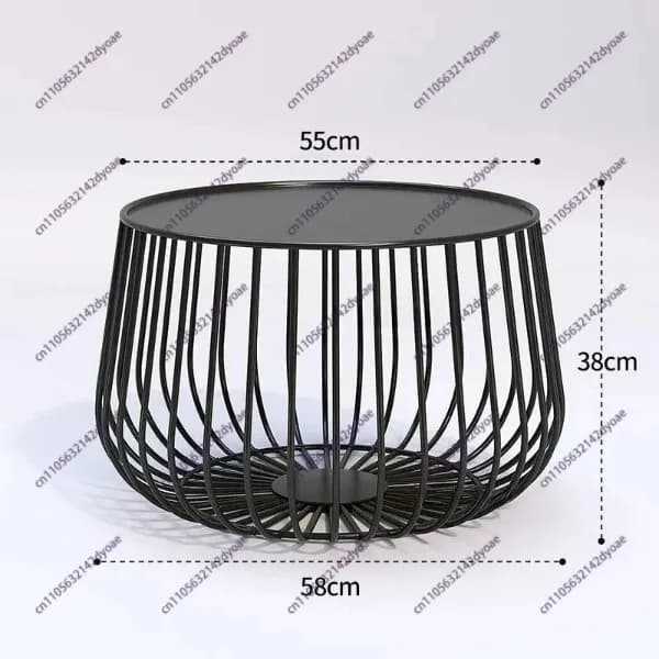 Cat cage coffee table Wind Iron Art Creative Simple Sofa Coffee Table