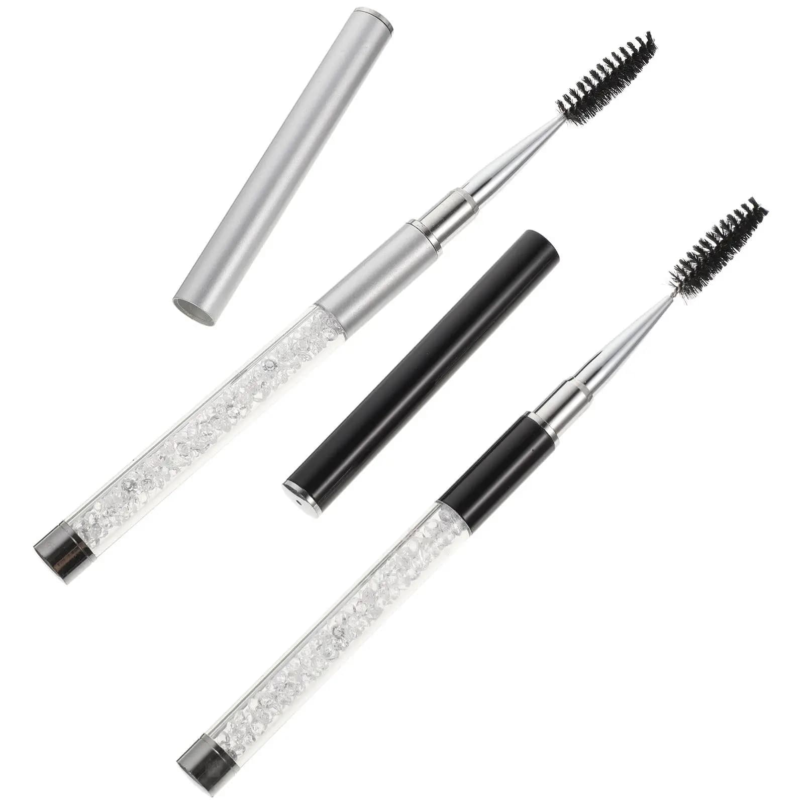 2Pcs Eyelash Brush Eyebrow Brush Mascara Wand for Natural Lash Separation Grooming and Eyebrow Combing Travel Friendly