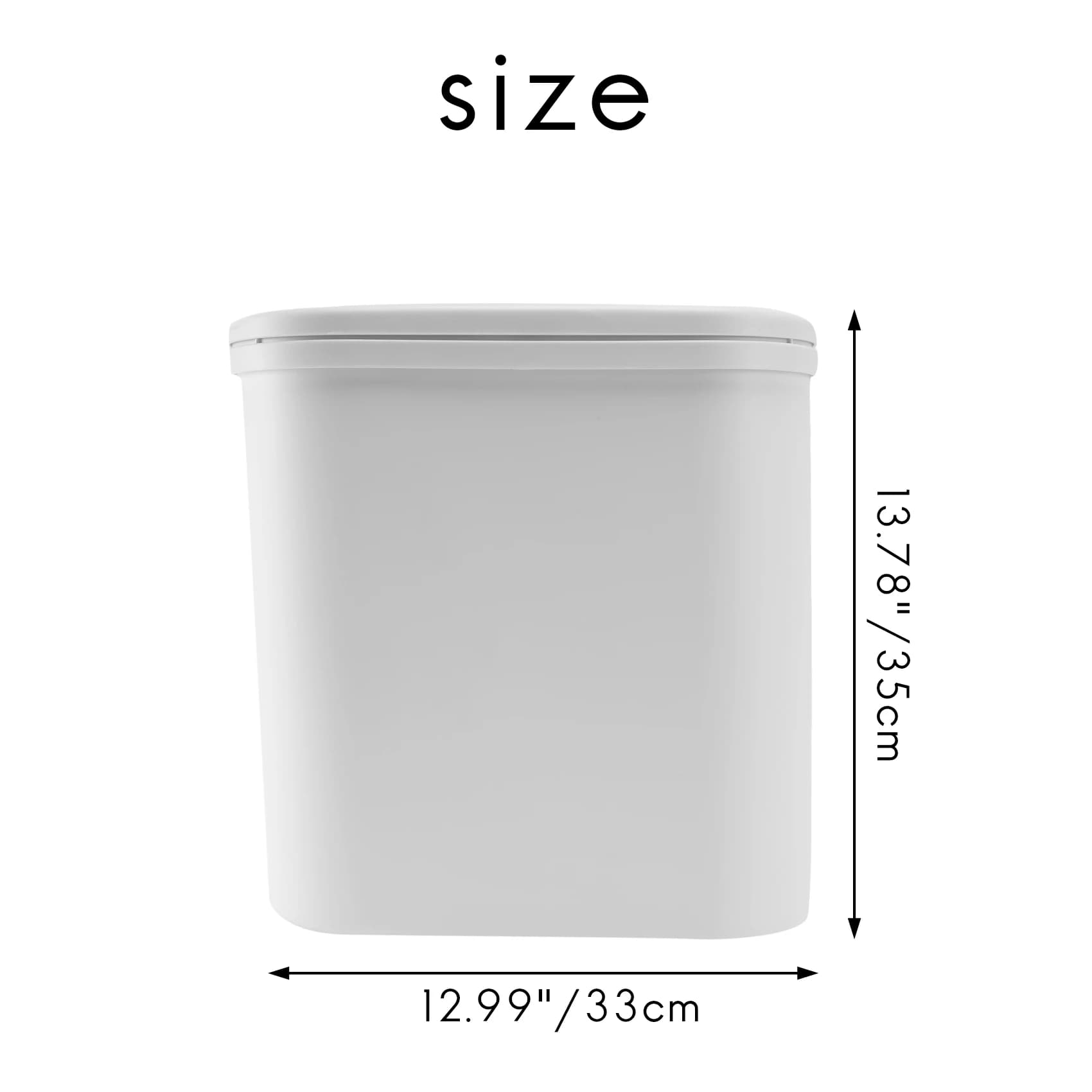 ABGG-3 in 1 pattumiera multifunzione wc pattumiera pattumiera bagno camera da letto soggiorno secchio della spazzatura cestino con coperchio