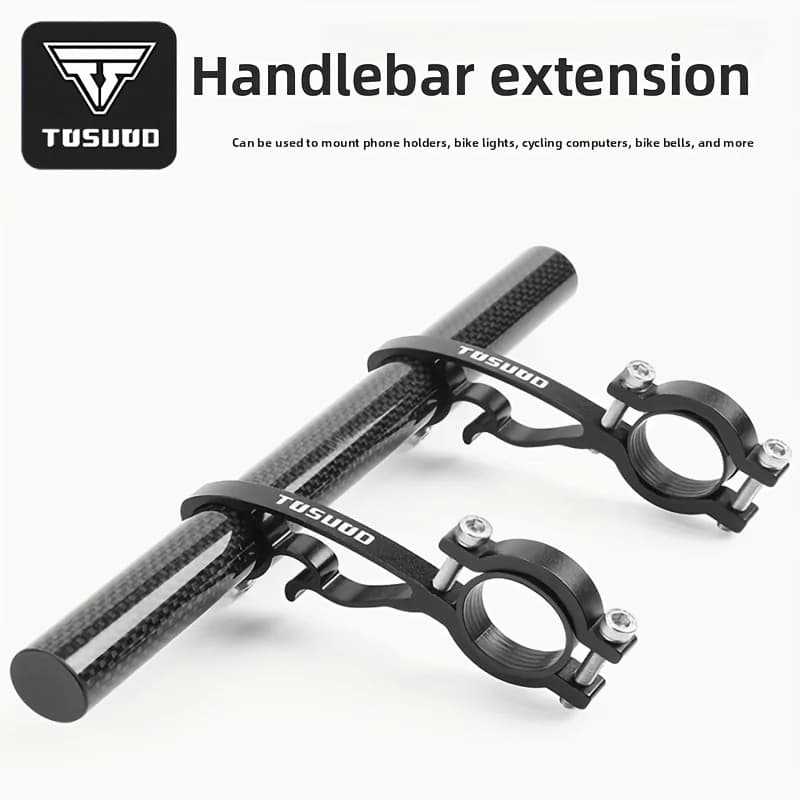 TOSUOD Bicycle Handlebar Extension Extender Mountain Bike Extension Light Code Table Rack