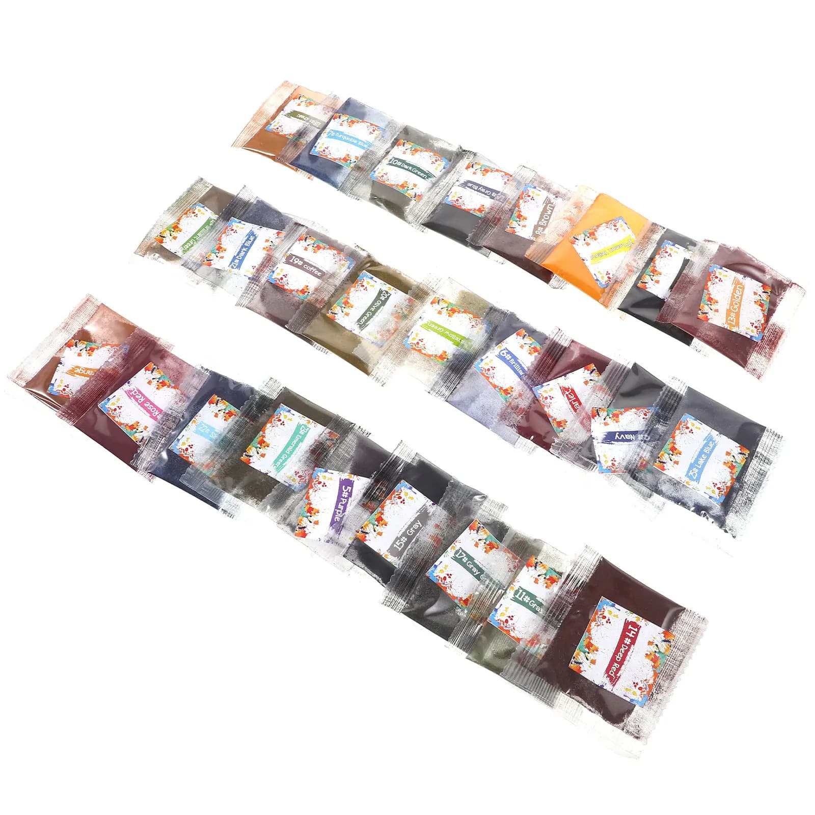 26 Pezzi Polvere Tie Dye, Pigmenti Creativi per Tintura Tessuti Fai-da-Te, Colori Resistenti per Magliette, Pantaloncini, Jeans, Borse, Scarpe